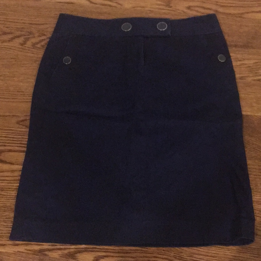 JCrew Navy Pencil Skirt -Size 2